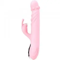 Armony - fully tongue vibrador con lengua estimuladora efecto calor rosa