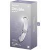 Satisfyer Double Crystal transparente, la caja