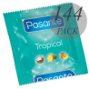 Sobre turquesa del preservativo de sabores Pasante Tropical