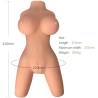 Armony - torso femenino realistico modelo 8 - 1