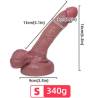 Armony - dildo realistico silicona liquida 13 cm - 2