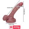 Armony - dildo realistico silicona liquida 15 cm - 2