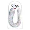King cock - double trouble dildo doble 44 cm transparente - 2
