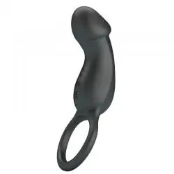 Pretty love - trae anillo vibrador con estimulador negro Pretty love - trae anillo vibrador con estimulador negro