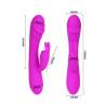 Pretty love smart - vibrador con rabbit 30 modos hunter - 5