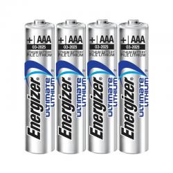 Energizer ultimate lithium pila litio aaa l92 lr03 1,5v blister*4