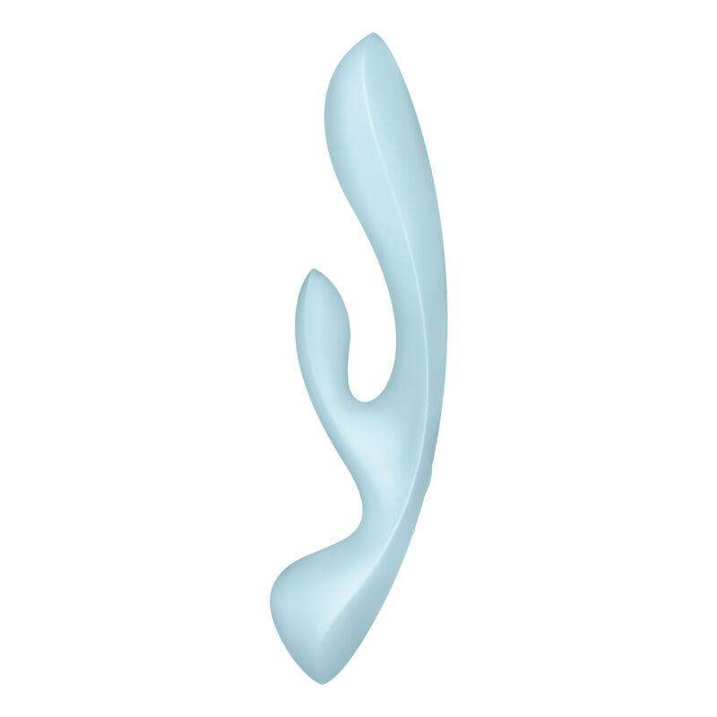 Satisfyer - triple oh vibrador híbrido azul Satisfyer - triple oh vibrador híbrido azul