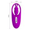 Pretty love wild rabbit estimulador para braguita con control remoto - lila - 5