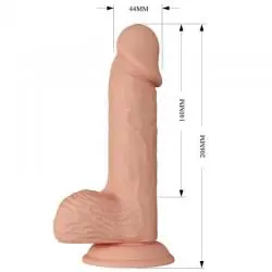 Baile - beautiful encounter catoblepas dildo realistico flexible 20.6 cm natural