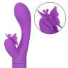 Rechargeable Butterfly Kiss Flutter violeta con detalle de la mariposa
