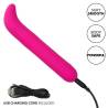 Bliss Liquid Silicone G-Vibe con su cable de carga USB