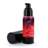 Aceite estimulante Extase Sensual efecto calor fresa 30 ml, vista con su envase