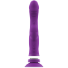 Intense Casanova morado, vibrador en vista frontal con ventosa