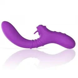 Intense - harry vibrador flexible con lengua morado Intense - harry vibrador flexible con lengua morado