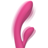 Intense Luigi rosa, vibrador rabbit en posición vertical
