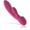 Intense Luigi rosa, vibrador rabbit inclinado, con los botones