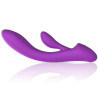 Intense Luigi morado, vibrador rabbit tumbado de lado
