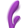 Intense Luigi morado, vibrador rabbit en posición vertical