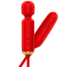 Mia Toscana con vaivén, wand y vibrador de vaivén