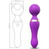 Armony - freeza masajeador & vibrador cabeza flexible negro - 6