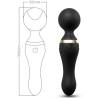 Armony - freeza masajeador & vibrador cabeza flexible violeta - 6