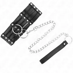 Kink - collar con correa 65 cm estilo sub ajustable 35-51 cm x 7 cm
