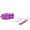 Kink - collar con correa 65 cm con restricciones morado ajustable 36-42 cm x 5.5 cm - 1