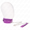 Kink - collar con correa 65 cm con restricciones morado ajustable 36-42 cm x 5.5 cm - 2