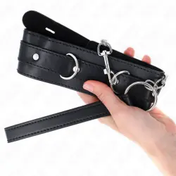 Kink - collar con correa 65 cm negro 54 x 4.5 cm Kink - collar con correa 65 cm negro 54 x 4.5 cm