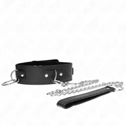 Kink - collar con correa 65 cm 3 anillos modelo 2 ajustable 36-43 cm x 5 cm