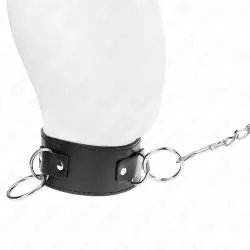 Kink - collar con correa 65 cm 3 anillos modelo 2 ajustable 36-43 cm x 5 cm Kink - collar con correa 65 cm 3 anillos modelo 2 ajustable 36-43 cm x 5 cm