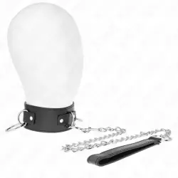 Kink - collar con correa 65 cm 3 anillos modelo 2 ajustable 36-43 cm x 5 cm Kink - collar con correa 65 cm 3 anillos modelo 2 ajustable 36-43 cm x 5 cm