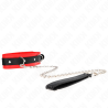 Kink - collar con correa 65 cm modelo básico modelo 3 rojo 53 x 5 cm - 1
