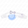 Kink - mordaza forma chupete 5.5 x 4 cm celeste ajustable 43-60 cm - 1