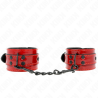 Kink - muñequeras rojo oscuro 23 x 5 cm - 1