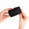 Kink - muñequeras de encaje y neopreno ajustable negro 20-29 cm x 5 cm - 3