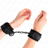 Kink - muñequeras de encaje y neopreno ajustable negro 20-29 cm x 5 cm - 4