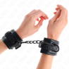 Kink - muñequeras ajustable negro 20-30 cm x 6 cm - 4