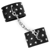 Kink - muñequeras con cierre a presión lleno de tachuelas ajustable negro 19-24 cm x 5.5 cm - 4