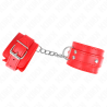 Kink - muñequeras con 3 anillas en d ajustable rojo 17.5-25 cm x 6 cm - 2