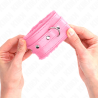 Kink - muñequeras forradas premium rosa con correa rosa ajustable 17-29 cm x 6 cm - 3