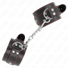 Kink - muñequeras negro con detalles en rojo ajustable 20-28 cm x 5.5 cm - 2