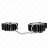 Kink - muñequeras finas en forma de bisagra negro ajustable 16-22 cm x 3.5 cm - 1