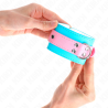 Kink - muñequeras chic azul / rosa ajustable 16-28 cm x 5 cm - 3