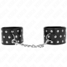 Kink - muñequeras estilo punk ajustable 19-24 cm x 5.5 cm - 1