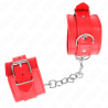 Kink - muñequeras sencillas rojo ajustable 20-23 cm x 5.5 cm - 2