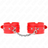 Kink - muñequeras finas rojo ajustable 21-33 cm - 1