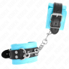 Kink - muñequeras con gancho forro azul ajustable 20-28 cm x 5.5 cm - 2