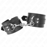 Kink - muñequeras con tachuelas negro 35 x 6 cm - 2