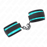 Kink - muñequeras negro-azul ajustable 18-32 cm x 5 cm - 2